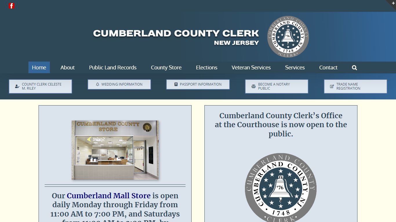 Cumberland County Clerk’s Office – Celeste M. Riley